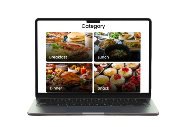 Online Ordering interface